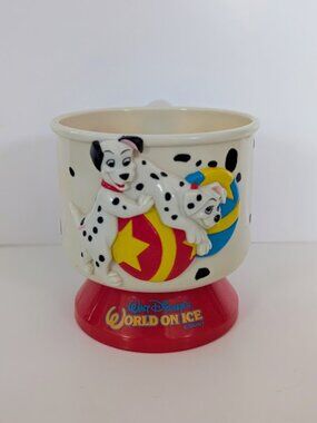 Vintage Disney World on Ice 101 Dalmatians Collectible Souvenir Cup Mug